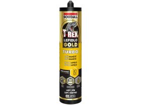 AKCE SOUDAL T-REX GOLD TURBO rychletuhnoucí montážní lepidlo 290ml