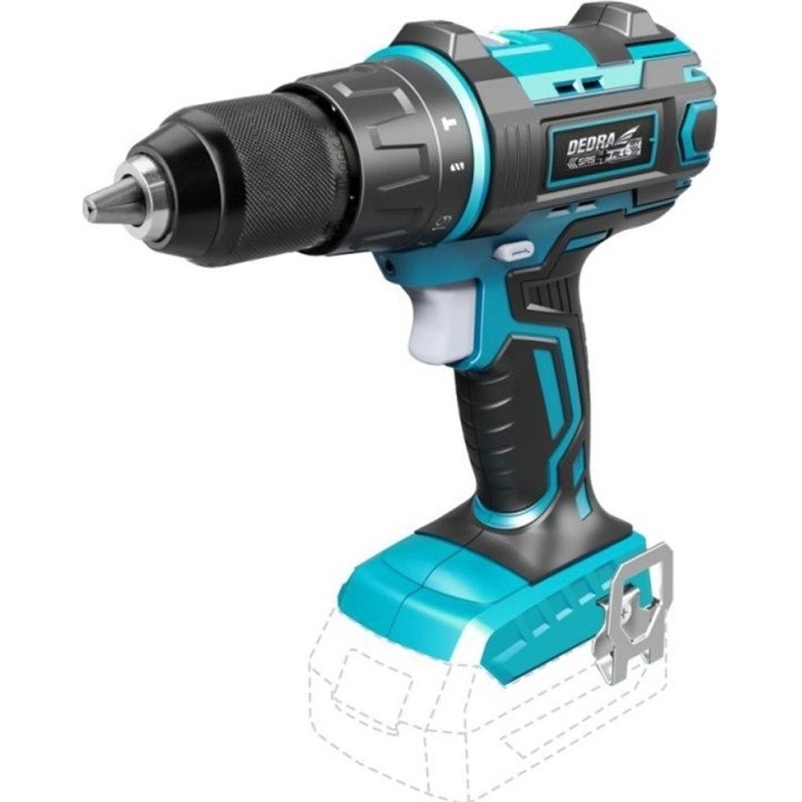 SALDO Aku šroubovák vrtací 18V, sklíčidlo 13mm, příklep DEDRA - Nářadí elektrické nářadí