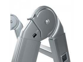 BE žebřík 2-dílný kloubový 208/382 2x7příček obrazek-2