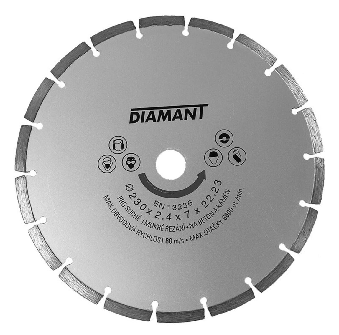 BE kotouč diamantový segmentový DKS 230x22,2mm - Nářadí ruční nářadí