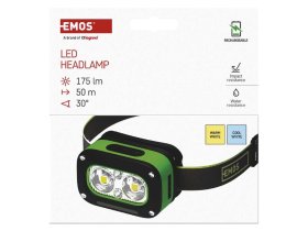 E čelovka LED nabíjecí 175lm, Li-Pol 800mAh P3545 3166822