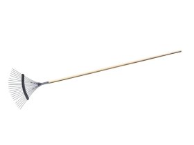 LE hrábě kovové drátěné 45cm s násadou 160cm