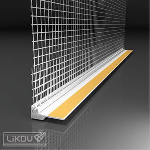 LIKOV profil okenní začišťovací EKO / 2,4m (50) 153.24 - Vnitřní vybavení lišty obkladové a podlahové
