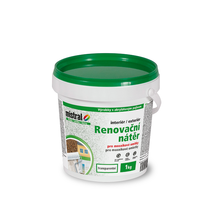 MISTRAL renovační lazura/lak 1kg - Malířské potřeby malířské barvy
