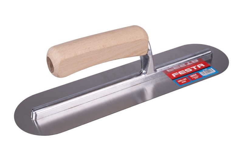LE hladítko nerez 300x80mm oblé dřev.rukojeť FESTA - Nářadí ruční nářadí