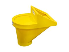 LE násypka pro shozy stavební suti HDPE