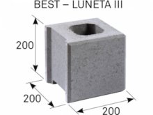 BEST LUNETA III tvarovka přírodní (120) 