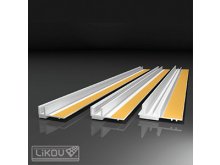 LIKOV profil okenní začišťovací 15mm bílý / 2,4m (30) 505.24