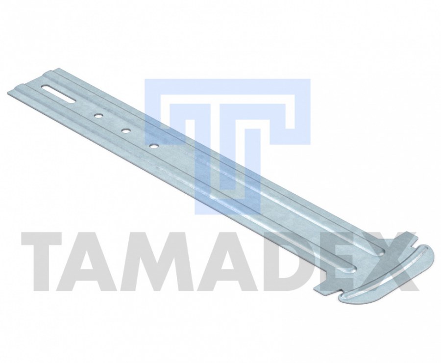 TAMADEX závěs CD krokvový zaoblený 300mm štěrbinový (100) - Suchá výstavba, sádrokarton, dřevo sádrokarton příslušenství na sádrokarton