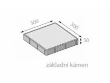 CSB FORMELA I 50x300x300mm dlažba hladká přírodní (112) - staré balení !!!
