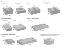 CSB NATURBLOK stříška kámen A,B,C,D 75mm naturcolor Caoba (24,4)
