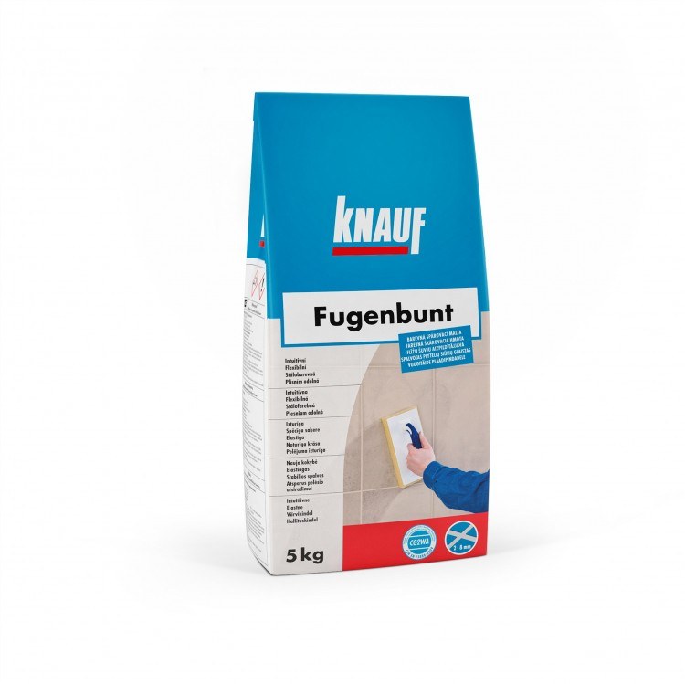 KNAUF FUGENBUNT spárovací hmota 5kg anemone KNAUF FUGENBUNT spárovací hmota 5kg anemone - Suché směsi a stavební chemie spárovací hmoty