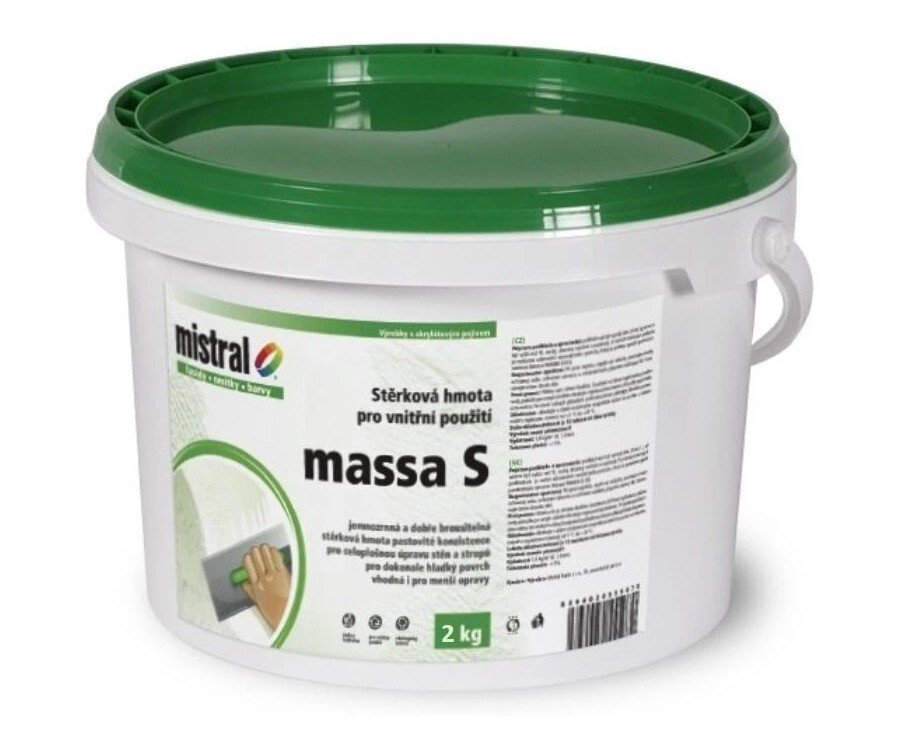 MISTRAL MASSA S vnitřní stěrková hmota 2kg - Fasádní systémy mistral