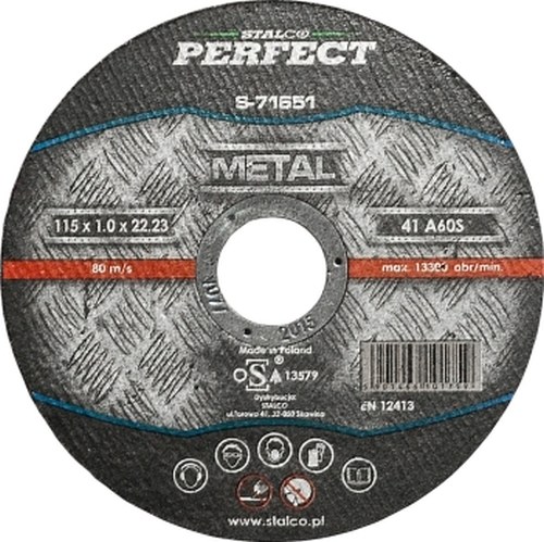 STALCO kotouč na kov rovný 115x1,6 perfect STALCO kotouč na kov rovný 115x1,6 perfect - Nářadí ruční nářadí