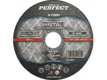 STALCO kotouč na kov rovný 115x1,0 perfect