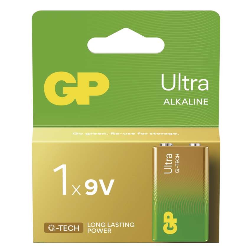 E baterie alkalická GP Ultra 9V 6LR61 1BL B02511 - Elektro, sanita, topení a&nbsp;voda elektro