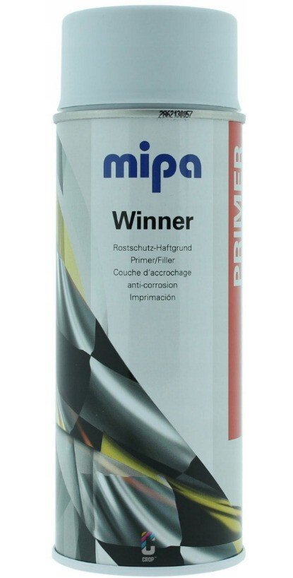 MISTRAL Mipa Winner spray 400ml RAL9006 stříbrná - Suché směsi a&nbsp;stavební chemie stavební chemie ostatní stavební chemie