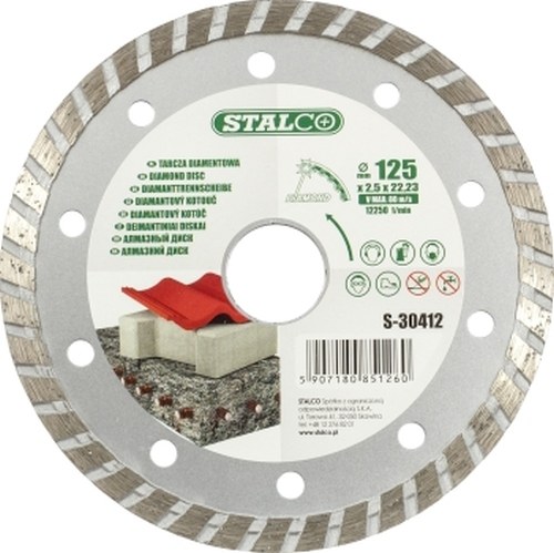 STALCO kotouč diamantový turbo 125mm "standard" STALCO kotouč diamantový turbo 125mm "standard" - Nářadí ruční nářadí