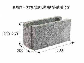 BEST ZTRACENÉ BEDNĚNÍ 20x20x50cm (48)