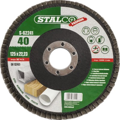 STALCO kotouč brusný skládaný 125mm gr. 60 Alotex STALCO kotouč brusný skládaný 125mm gr. 60 Alotex - Nářadí ruční nářadí